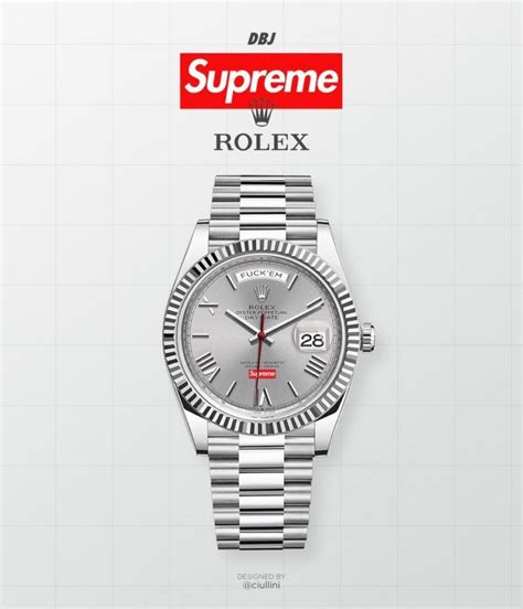 how to get the supreme rolex